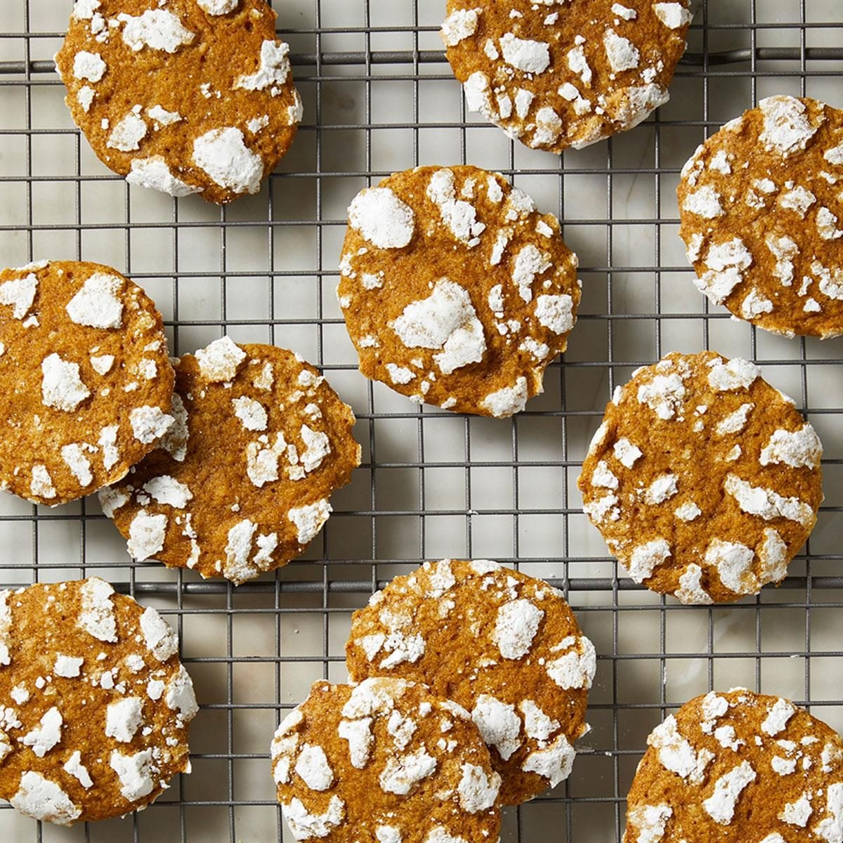 Pumpkin Crinkle Cookies