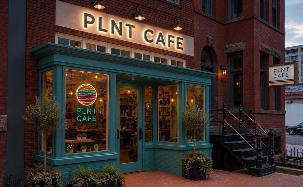 The company behind PLNT Burger is launching a plant-based café